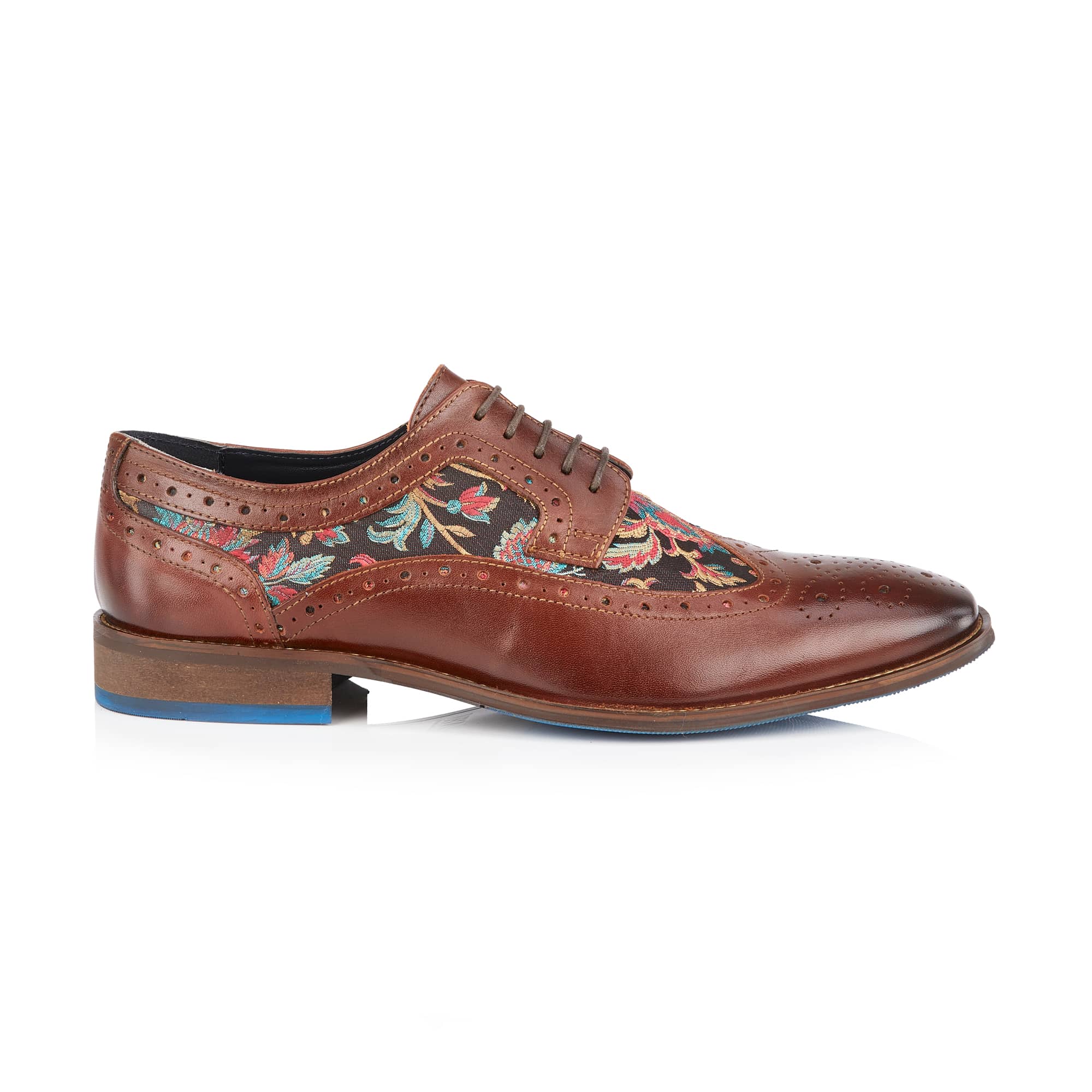 Buy Ennis Mens Leather Designer Brocade Shoe