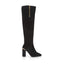 Christina Women Luxe Suede Gold Accents Knee-High Boots - Amen Shoes
