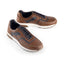 Cameron Mens Leather Dress Trainers - Tan