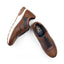 Cameron Mens Leather Dress Trainers - Tan