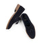 Affleck Mens Suede Leather Smart Loafer - Navy