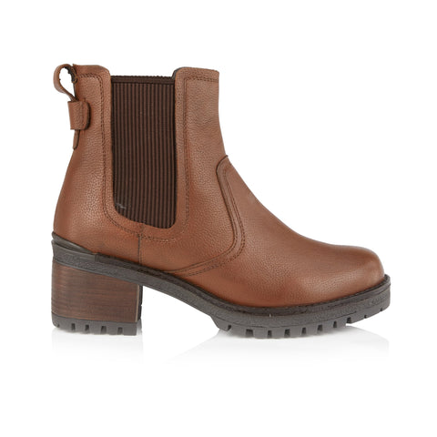 Women Leather Platform Chelsea Boot