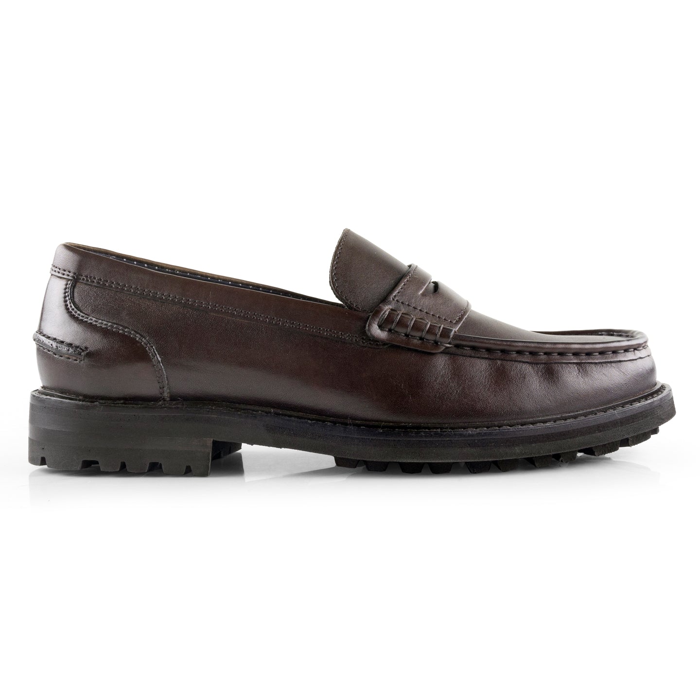 Antrim Mens Leather Formal Loafer - Brown