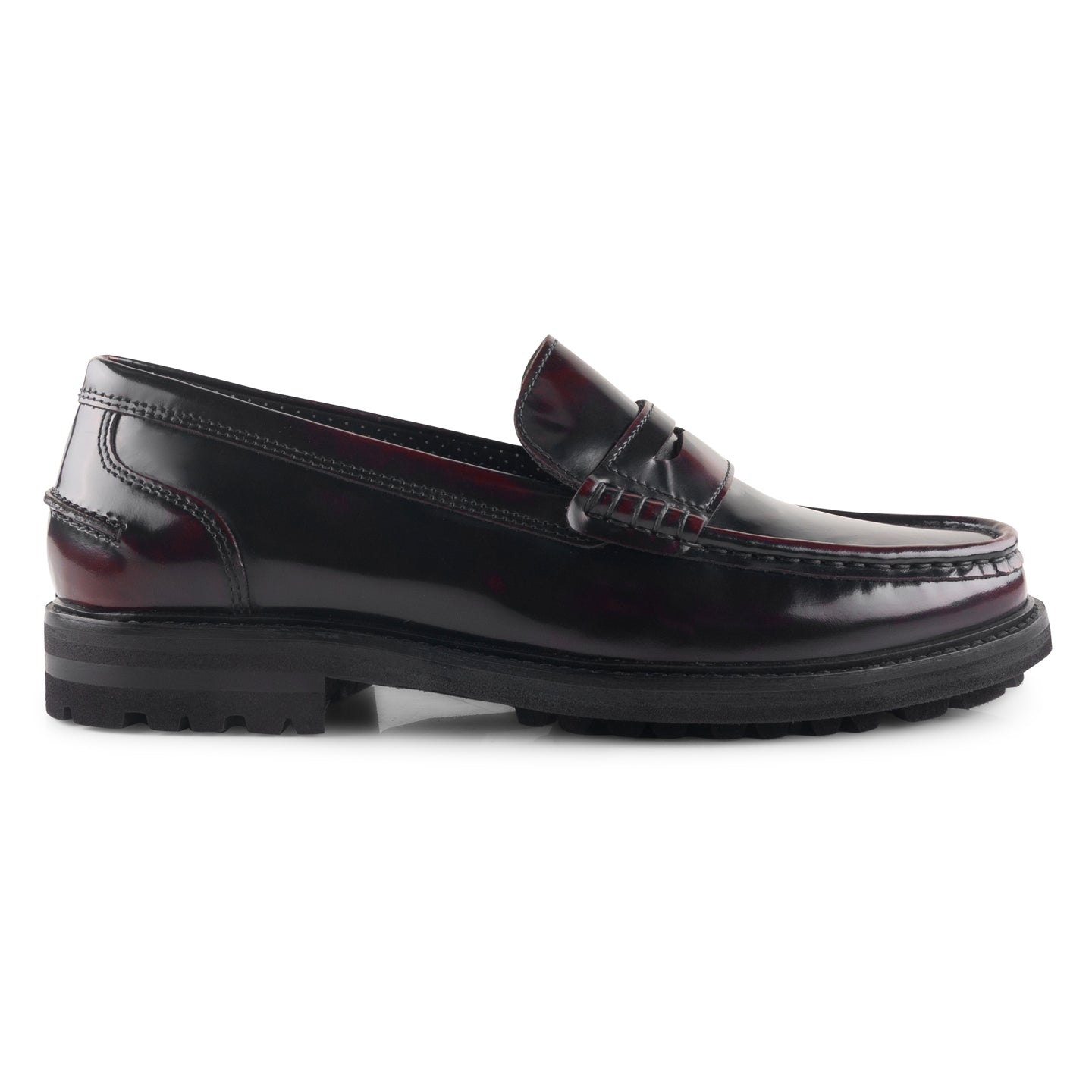 Antrim Mens Leather Formal Loafer - Oxblood