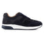Cameron Mens Suede Leather Dress Trainers - Navy