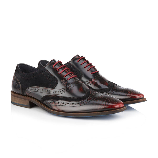 Amen Shoes UK | Shop Men's Leather Two-Tone Brogue Shoe