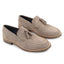 Affleck Mens Suede Leather Smart Loafer - Taupe