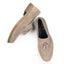 Affleck Mens Suede Leather Smart Loafer - Taupe