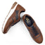Cameron Mens Leather Dress Trainers - Tan