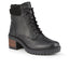 Cara Womens Leather Heeled Boot