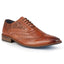 Cork Mens Leather Paisley Laser Brogue Shoe