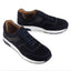 Cameron Mens Suede Leather Dress Trainers - Navy