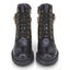 Roxxane Womens Croc-Effect Chain Ankle Boot
