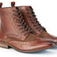 Adare Mens Leather Lace up Brogue Boot