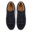 Cameron Mens Suede Leather Dress Trainers - Navy