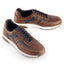 Cameron Mens Leather Dress Trainers - Tan