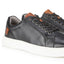 Cavan Mens Leather Cup Sole Trainer - Black