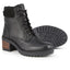 Cara Womens Leather Heeled Boot