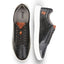 Cavan Mens Leather Cup Sole Trainer - Black
