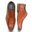 Cork Mens Leather Paisley Laser Brogue Shoe