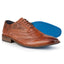 Cork Mens Leather Paisley Laser Brogue Shoe