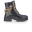 Roxxane Womens Croc-Effect Chain Ankle Boot