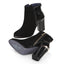 Alicia Womens Leather Block Heel Boot