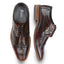 Dublin Mens Leather Brushed Hi Shine Brogue Shoe - Oxblood