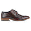 Dublin Mens Leather Brushed Hi Shine Brogue Shoe - Oxblood