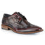 Dublin Mens Leather Brushed Hi Shine Brogue Shoe - Oxblood