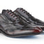 Kilkenny Mens Leather Star Brogue Shoe - Oxblood
