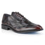 Kilkenny Mens Leather Star Brogue Shoe - Oxblood