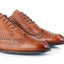 Kilkenny Mens Leather Star Brogue Shoe - Tan