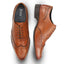 Kilkenny Mens Leather Star Brogue Shoe - Tan