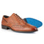 Kilkenny Mens Leather Star Brogue Shoe - Tan
