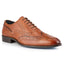 Kilkenny Mens Leather Star Brogue Shoe - Tan