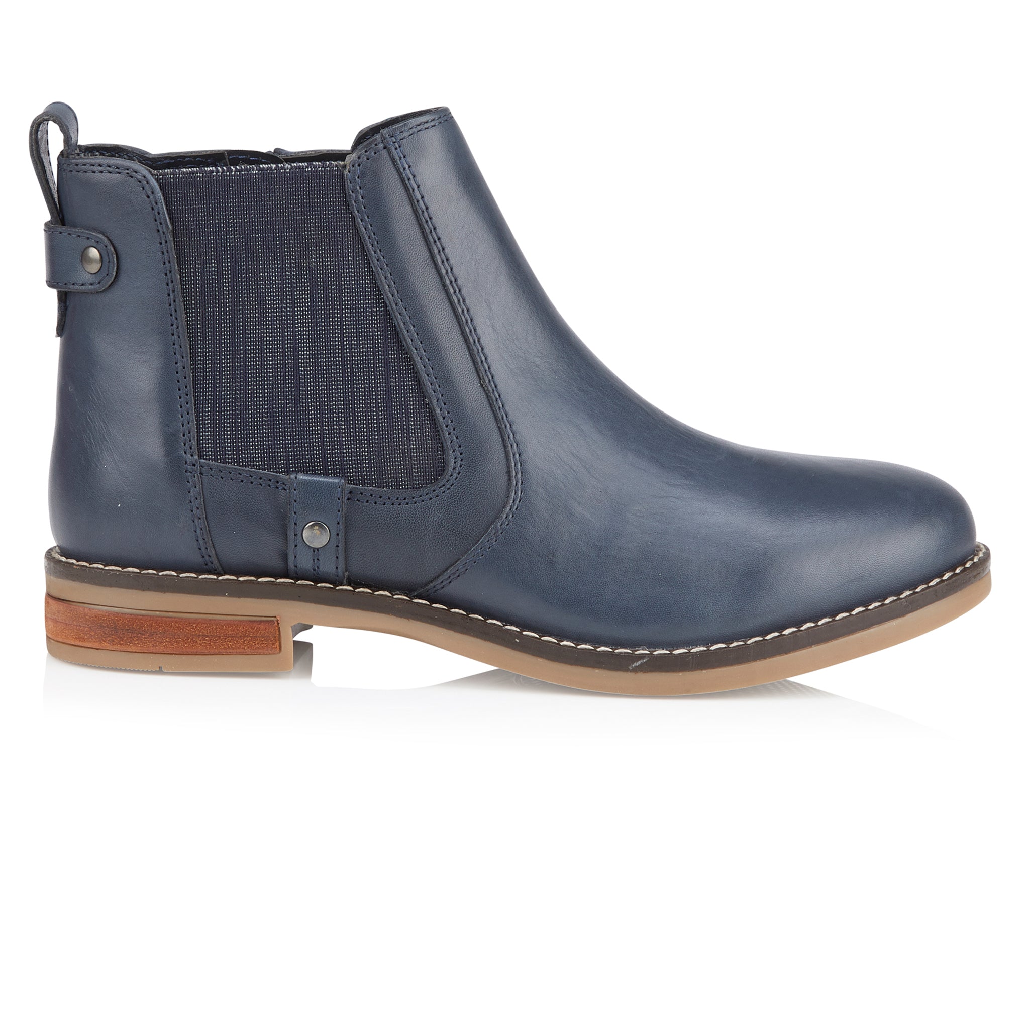 Maeve Womens Leather Chelsea Boot