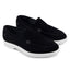 Ridley Mens Suede Leather Penny Loafer - Navy