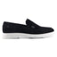 Ridley Mens Suede Leather Penny Loafer - Navy