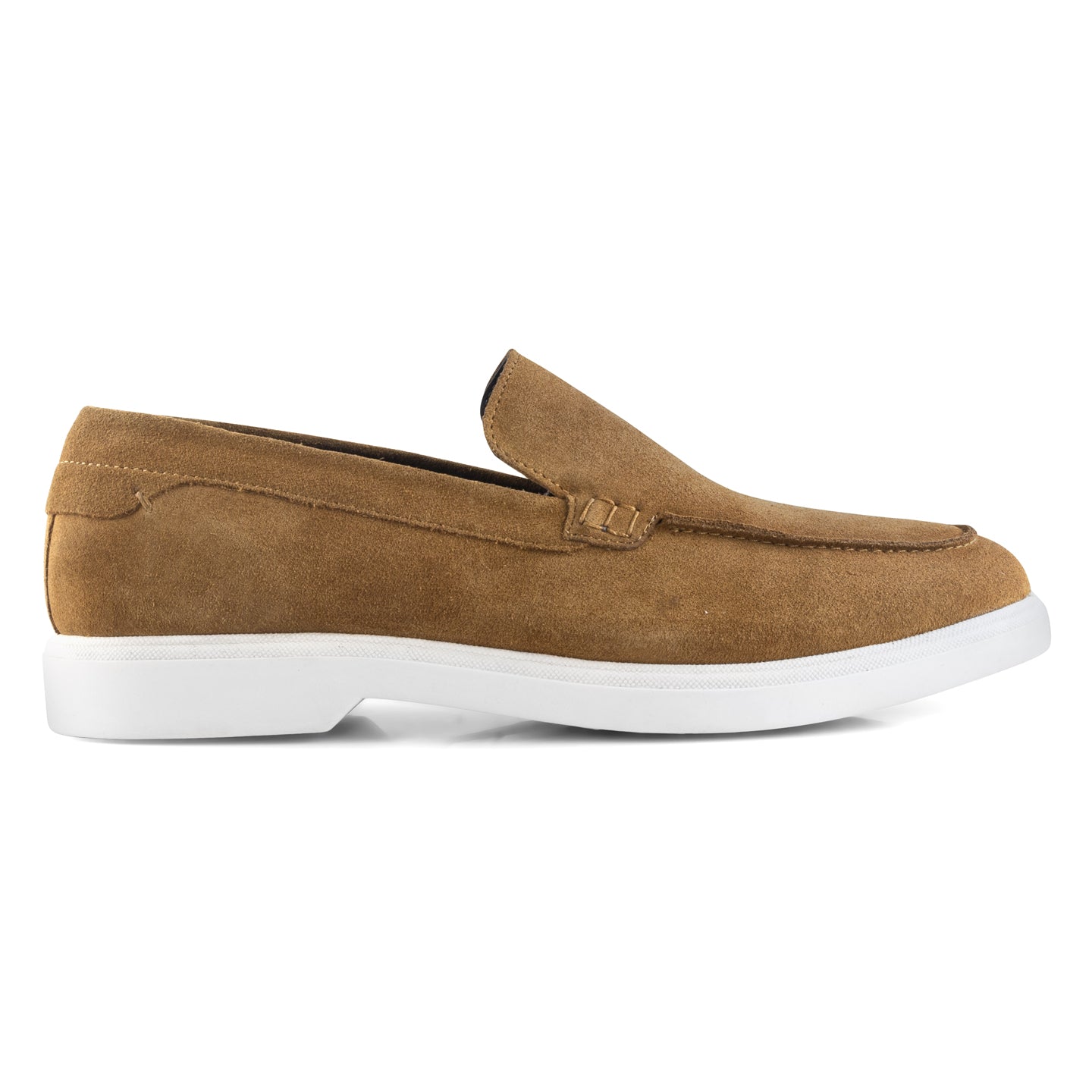 Ridley Mens Suede Leather Penny Loafer - Tan