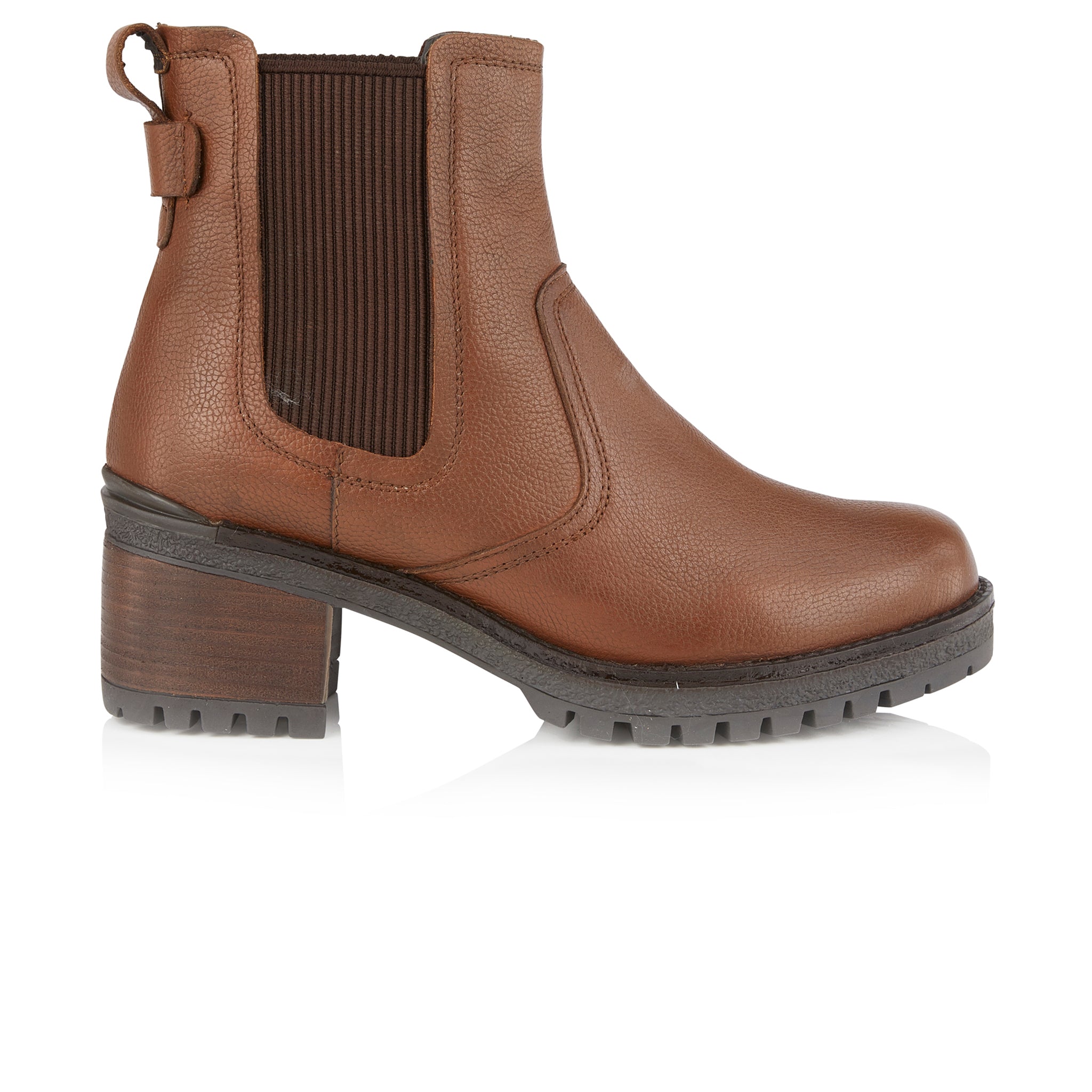 Roisin Womens Leather Platform Chelsea Boot