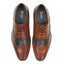 Roscommon Mens Leather Two Tone Brogue Shoe