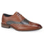 Roscommon Mens Leather Two Tone Brogue Shoe