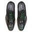 Wexford Mens Leather Two Tone Brogue Shoe - Green/Navy