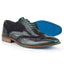 Wexford Mens Leather Two Tone Brogue Shoe - Green/Navy
