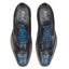 Wexford Mens Leather Two Tone Brogue Shoe - Navy/Navy