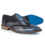 Wexford Mens Leather Two Tone Brogue Shoe - Navy/Navy