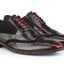 Wexford Mens Leather Two Tone Brogue Shoe