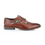 Men's formal brocade shoes in leather style for UK fashion